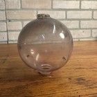 Vintage Light Purple Or Amethyst Lightning Rod Glass Ball Weather Vane Globe  3