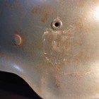 M42 Helmet Ww2 Original Size 66 Stamped Shell Liner Ring Fully Intact No Decal