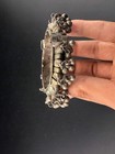 Authentic   Vintage Afghani  Brass Tribal Cuff Bracelet  Handcrafted