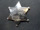  3pcs   Storytown Usa  Ghost Town Lake George N y   3  Sheriff Badge 