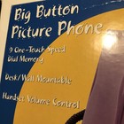 Emerson Telephone Purple Big Button Corded Picture Phone Em-999rp 2001