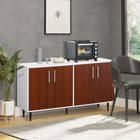 Homcom Modern Sideboard  Buffet Cabinet  Console Table With Adjustable Shelves 