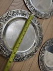 Vintage Godinger Silver Art Co  Silver- Plated Chargers 12    Lot Of 12 Grapes