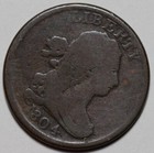 1804 Draped Bust Half Cent - Plain 4 stemless - Us 1 2c Copper Coin