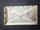 Brazil 1944 Dual Censored Advert Cover M c Franked To London