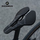 Rockbros 3d Printed Bicycle Saddle T700 Carbon Fiber Hollow Mtb Road Bike Seat