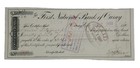 1893 Bank Check  The First National Bank Of Ouray  Co  5233 Daniel Fitzgerald
