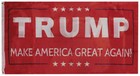Trump Make America Great Again  Red Double Sided 3x5 3 x5  Rough Tex 68d Flag