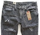 Levi s Levis Nwt Mens 511 Slim Fit Snowcat 045113779 Distressed Ripped Jeans