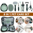 8 In 1 Professional Pet Clipper Dog Grooming Kit Heavy Duty Trimmer Thick Hair
