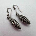 Vintage 925 Sterling Silver Drop Hook Earrings Women s Jewelry