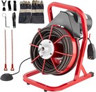 75ft X 1 2in Electric Drain Cleaner Machine Sewer Snake For 1 -4  Pipe Cleaning