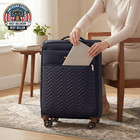 Softside 3 Piece Luggage Sets  4 Piece Expandable Soft Sided Suitcase With Spinn