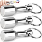 1 Pcs Keychain Neodymium Magnet For Testing Coins  Jewelry  Brass  Gold  Silver