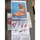 Vintage 1973 Rigid Tools Pin-up Calendar