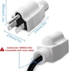 3 Prong Replacement Plug  Electrical Replacement Plugs End  3 Pack Extension    