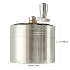 5 Pcs Herb Tobacco Grinder Spice Herbal Metal Smoke Crusher Handle Hand Muller