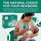 Philips Avent Natural Response Newborn Glass Baby Bottle Set 5pc Scd858 01