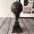 Handmade Steampunk Inspired Hot Air Balloon Desk Clock - Tabletop Timepiece