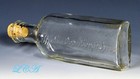 A Great One    No Dope Cough Syrup  Embossed Amethyst Antique Cork Top Bottle