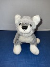 Ganz Webkinz Hm358 Grey Wolf Plush Stuffed Animal No Code Gray White Husky