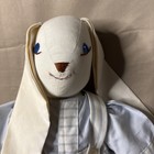 20  Handmade Stuffed Bunny Rabbit Plush With Floppy Ears Vintage Early 1990s