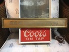 Rare Vintage Coors Beer Lighted Motion Advertising Sign  Coors On Tap Working 