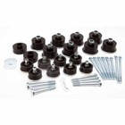 Kf04060bk Body Cab Mount Bushing Kit For Ford F250 F350 Super Duty 2008-16 2 4wd