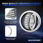 Bearings Kit Compatible With 3500lbs 1-1 16   To 1-3 8   Trailer Axles  2 Sets