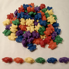 Counting Bears Set Learning Counting Color   Sorting Toy Math Educational 78 Pc