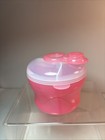 Munchkin Formula Dispenser  Pink  3 Compartments  Travel Container
