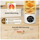 Portable Bottle Warmer For Travel  17 Oz  White