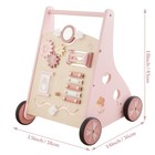 Wooden Baby Walker Push And Pull Learning Activity Walker     Activity Toy Mult   