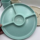 Vtg Gothamware Plastic Speckled Pink Cup And Plate Picnic Retro Set Of 2