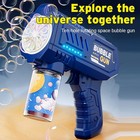 Automatic Bubble Gun Toy With Led Light   Kids Outdoor Bubble Machine Gift