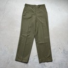Vintage 50s Us Army M-1951 Wool Field Trousers Pants Mens Long Medium Military