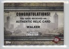 2017 Topps The Walking Dead Evolution Relics Walker  r-w4 2s2