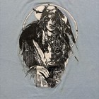 Vintage 80s Native American Obscure Art Headdress Single Stitch Shirt Size Xl