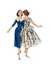 Butterick B6870 Vintage Retro 1950s Full Skirt Dress Belt Sewing Pattern Sz 6 22