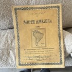 The Great Map Of South America 1880 Physical Sheet Map Colombia Ecuador