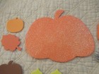 Autumn Foam Pumpkins   Foam Stickers Small Lot 