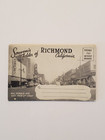 Vintage Richmond California 1944 Souvenir Folder Postcard Booklet Uncirculated 