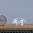 Glass Piggy Bank Money For Kids Coin Saving Jar Clear Large Capacity