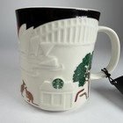 Starbucks Australia Relief Series Kangaroo 16 Oz  Cup Mug Bone China 2016 Rare
