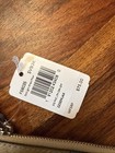 Coach F58035 Signature Pvc Leather Corner Zip Wristlet Beige New With Tag No Box