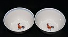 3 3  Old Antique Ming Dynasty Chenghua Mark Porcelain A Pair Doucai Chicken Cup