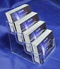 4 Tier Acrylic Business Card Holder - Clear - Free Shipping 