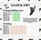 Glock Round Rest Trigger Shoes Kit For Glock 19 22 23 26 43 48 Gen 1-5  Upgrade 
