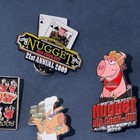 Nugget Rib Cook Off Hot August Nights Reno Sparks Pin Lot 2005-2014 Set Of 5