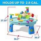 Step2 Ball Buddies Adventure Center Water Table For Kids  23 Pieces - Blue